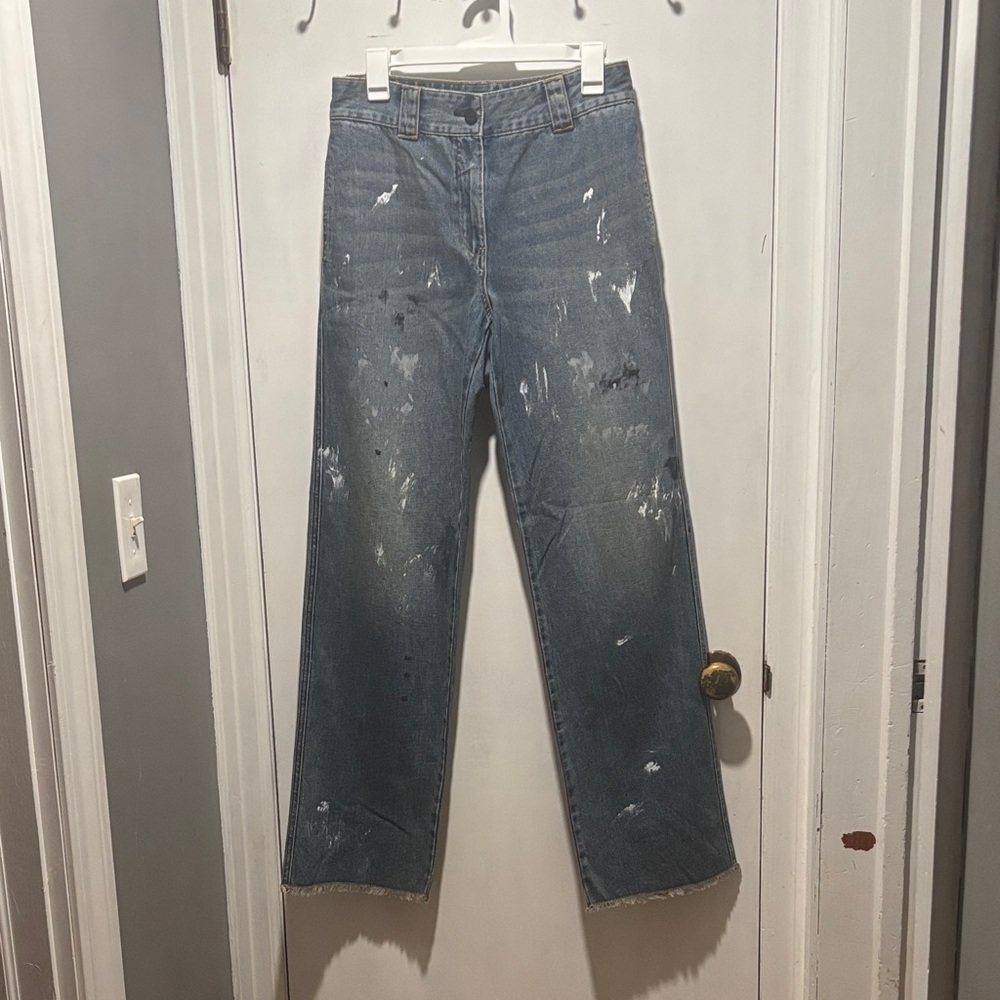 SAINTART Nessa denim pant in painters wash